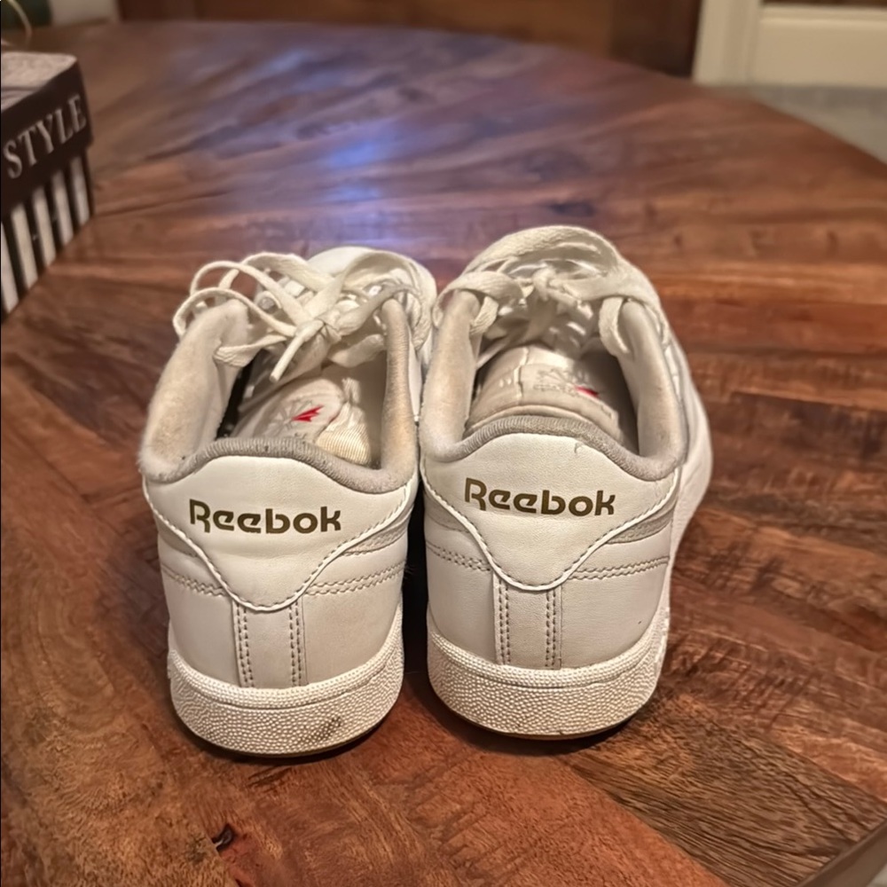 Reebok‎ White Sneakers 5.5Y - Picture 5 of 5